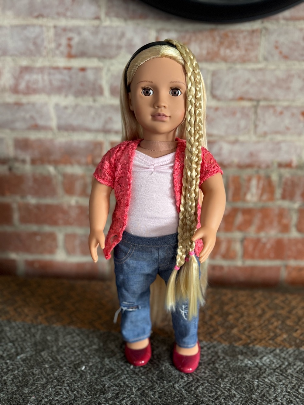Our Generation 18” Doll “Hair grow”